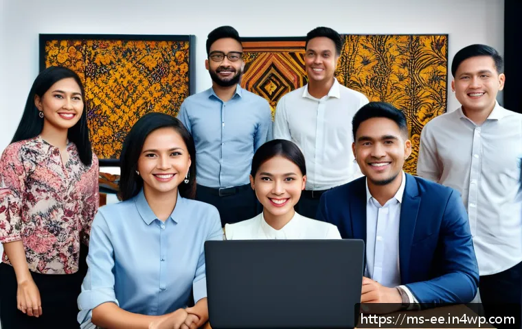 일제 근무에 관한 교육 자료 - A modern Malaysian office scene showing a diverse team of professional men and women engaged in acti...